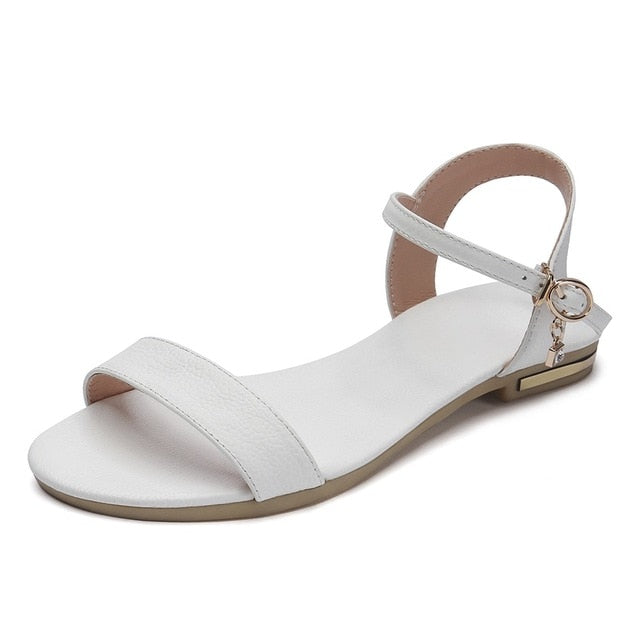 New genuine leather sandals