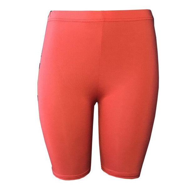 Half High Waist Quick Dry Skinny Bike Shorts