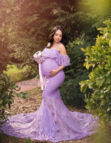 Long Maxi Gown Evening Pregnancy Dress