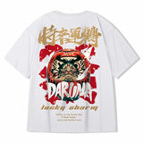 Chinese Style Lucky Printed Short Sleeve
