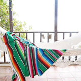 Boho Ethnic Style Throw Rug Mexican Style Blankets