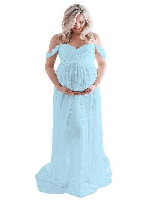 White Sexy Maternity Dresses