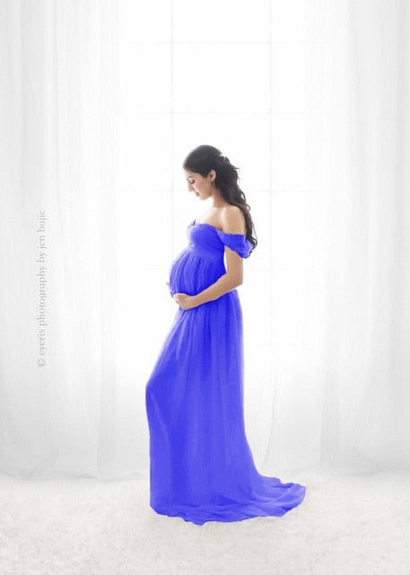 White Sexy Maternity Dresses