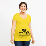 Summer Pregnancy T-Shirt Women Pregnant