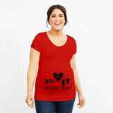 Summer Pregnancy T-Shirt Women Pregnant