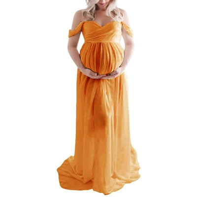 White Sexy Maternity Dresses