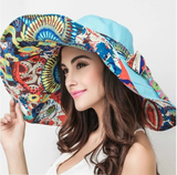 Flower Brimmed UV Protection Hot Fashion Summer Hats