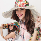 Flower Brimmed UV Protection Hot Fashion Summer Hats