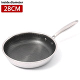 Stainless Steel Skillet Nonstick Fry Pan