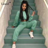 Tracksuit Women's Sports Suit Sweatshirt And Sweatpants