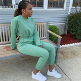 Tracksuit Women's Sports Suit Sweatshirt And Sweatpants
