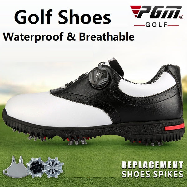 Waterproof Sports Rotating Buckles Anti-slip Golf Shoes