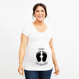 TShirts Pregnancy Plus-Size Short Sleeve T-Shirt Casual Clothes