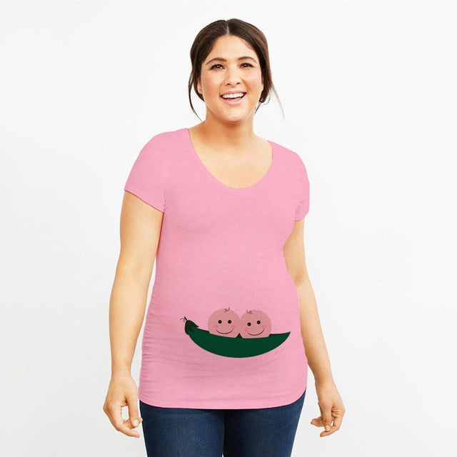 It's Twins Pregnancy T-Shirt Tops Maternity Clothing
