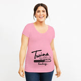 It's Twins Pregnancy T-Shirt Tops Maternity Clothing