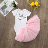 Baby Dress Cute Pink Tutu Cake Outfits