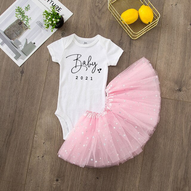 Baby Dress Cute Pink Tutu Cake Outfits