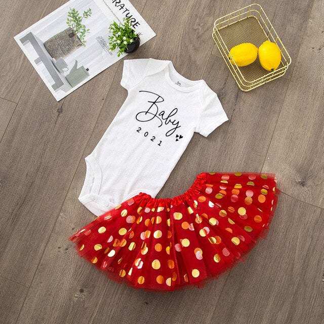 Baby Dress Cute Pink Tutu Cake Outfits