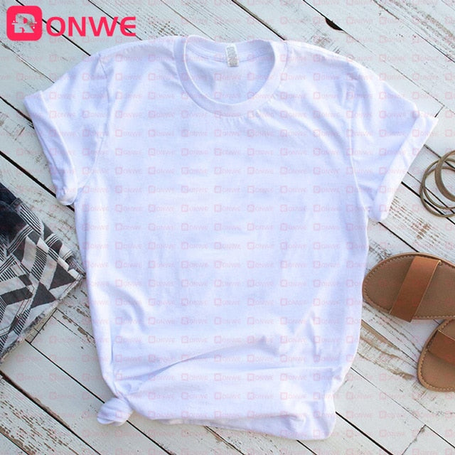 T-shirt Feather Print Short Sleeve