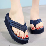 Thick-soled Sponge Cake flip flops