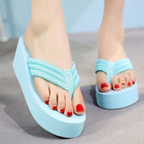 Thick-soled Sponge Cake flip flops