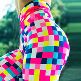 Water Droplets Printed Elastic Slim Workout Pant