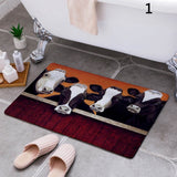 Cartoon Camper Bathroom Carpet