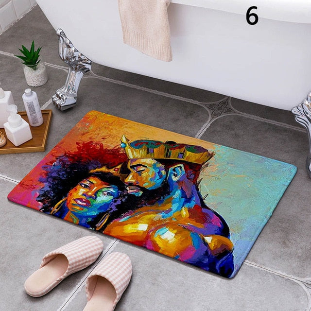 Cartoon Camper Bathroom Carpet