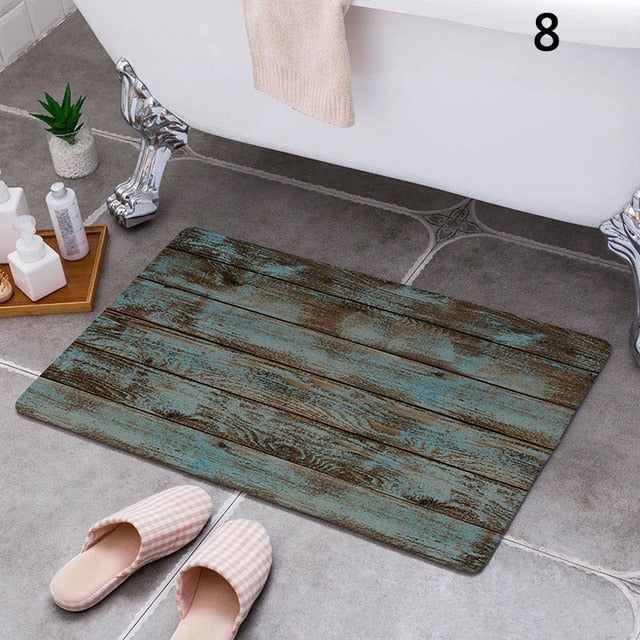 Cartoon Camper Bathroom Carpet