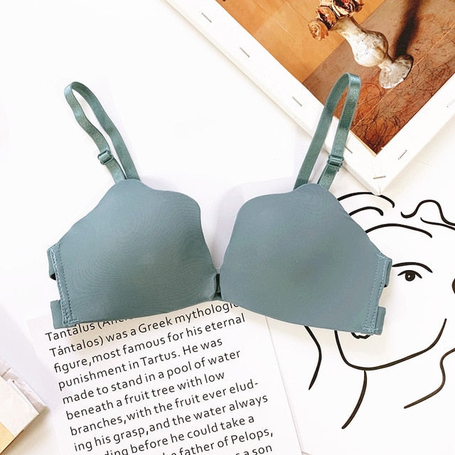 Women Sexy Buckle Push Up Bra