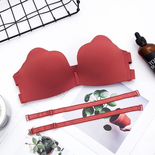 Women Sexy Buckle Push Up Bra