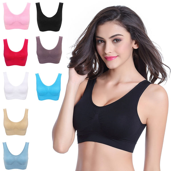 Push Up Brassiere Vest Wireless Active Underwear Bralette Bra