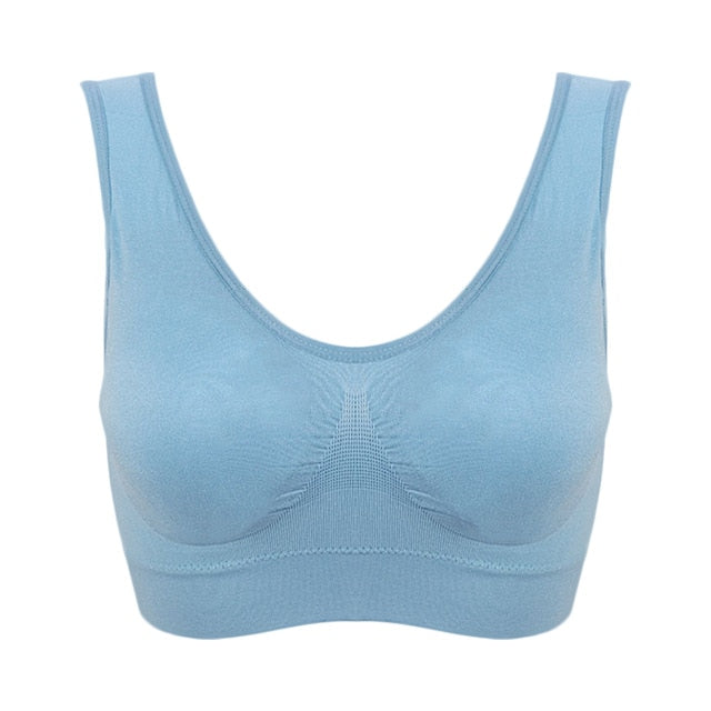 Push Up Brassiere Vest Wireless Active Underwear Bralette Bra