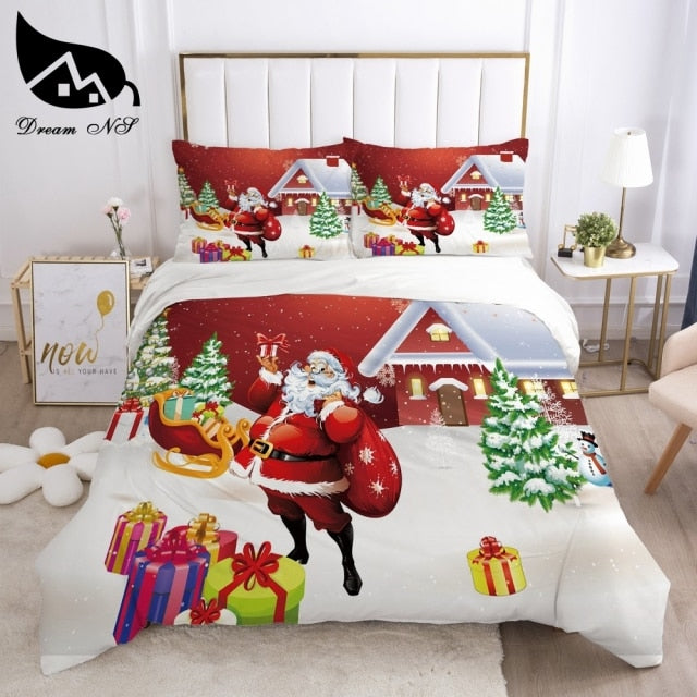 Dream NS Red Christmas Bedding set