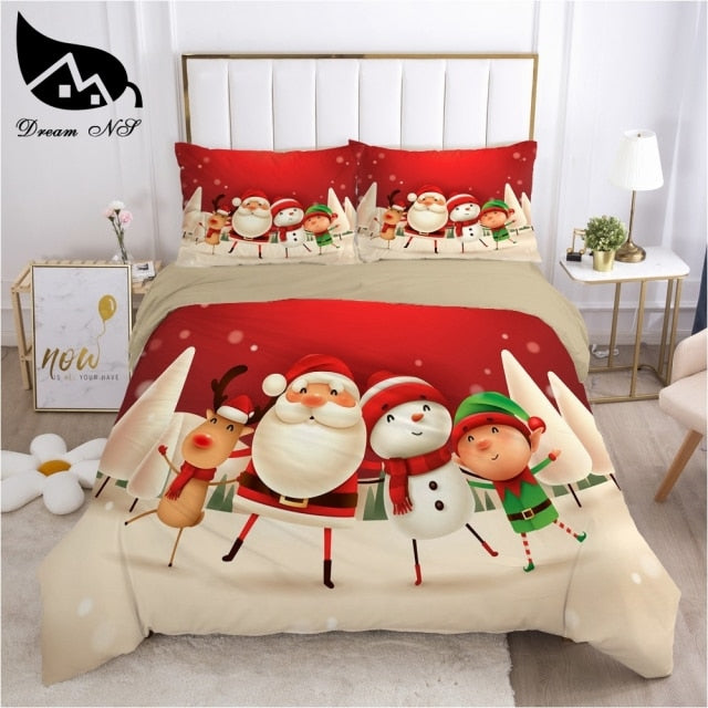 Dream NS Red Christmas Bedding set