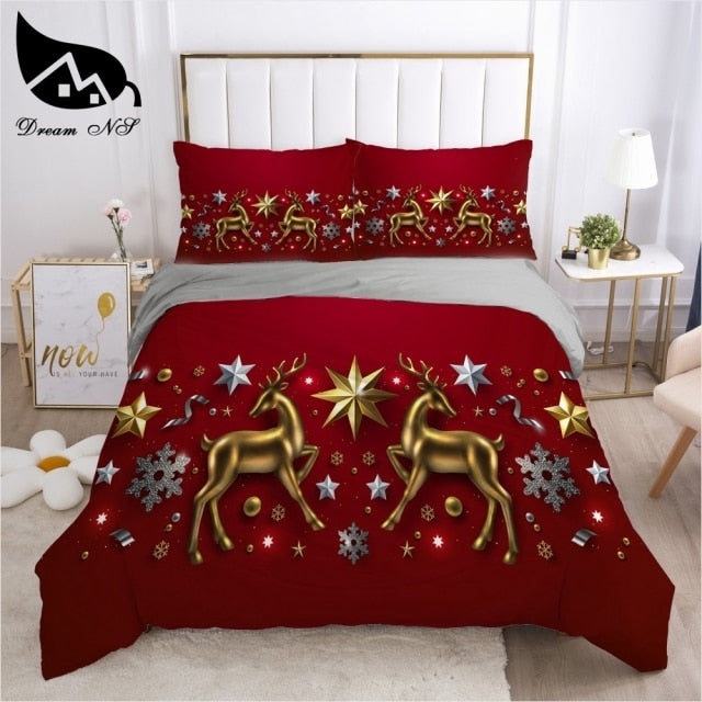Dream NS Red Christmas Bedding set