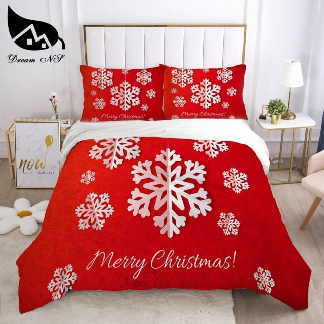 Dream NS Red Christmas Bedding set
