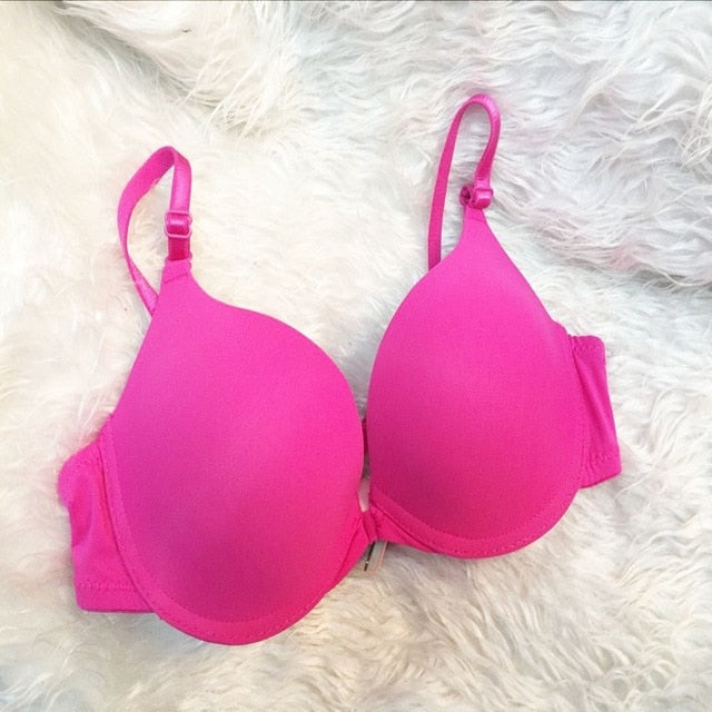 Simple Front Button Bra