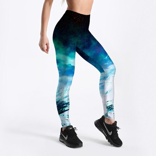 Spandex Fashion Digital Printed Leggings