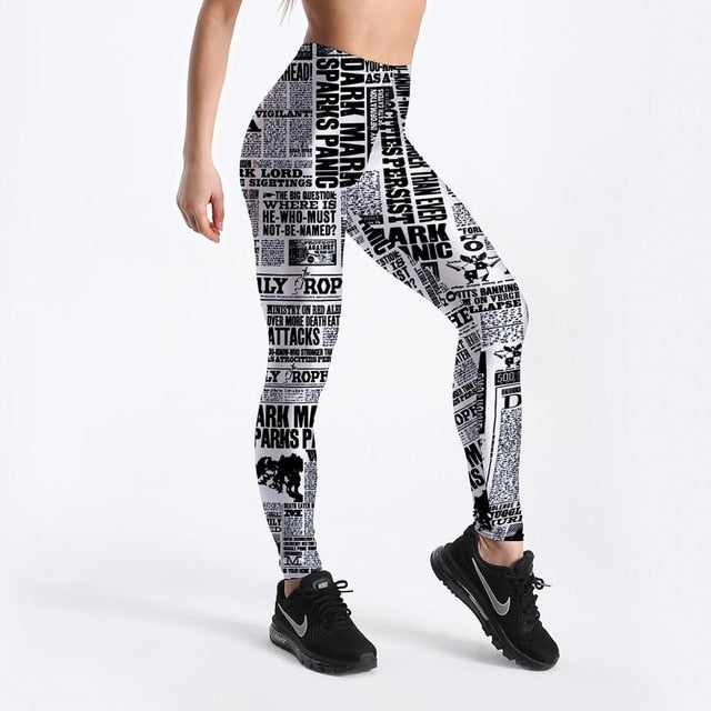 Spandex Fashion Digital Printed Leggings