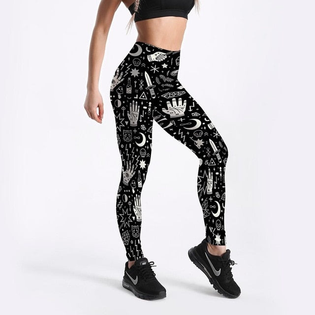 Spandex Fashion Digital Printed Leggings