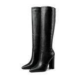 PU Leather Women Shoes Pointed Toe Fashion