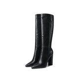PU Leather Women Shoes Pointed Toe Fashion