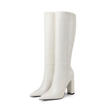 PU Leather Women Shoes Pointed Toe Fashion