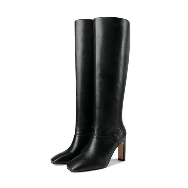 PU Leather Women Shoes Pointed Toe Fashion
