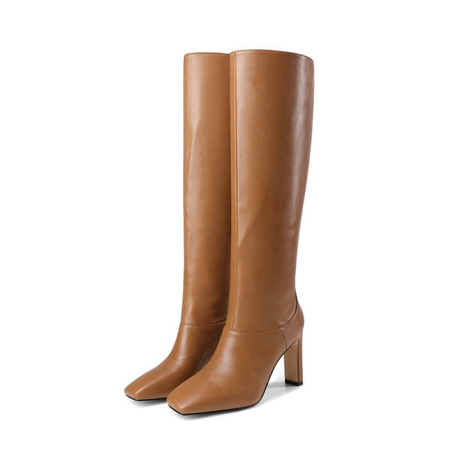 PU Leather Women Shoes Pointed Toe Fashion