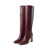 PU Leather Women Shoes Pointed Toe Fashion