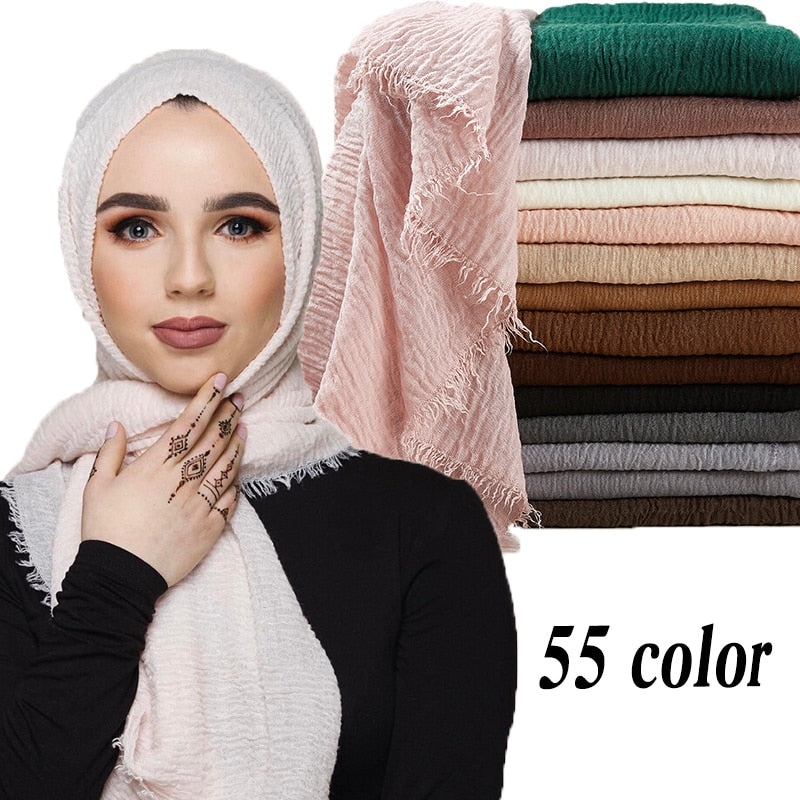 Muslim Crinkle Hijab: Modest Elegance at Wholesale Price.