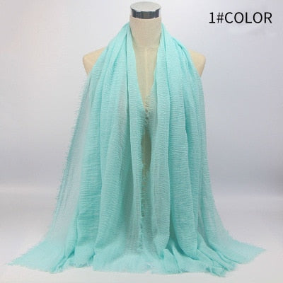Muslim Crinkle Hijab: Modest Elegance at Wholesale Price.