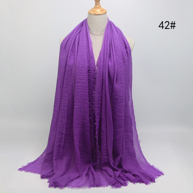 Muslim Crinkle Hijab: Modest Elegance at Wholesale Price.